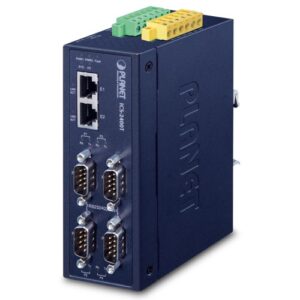 Industrial 4-Port RS232/RS422/RS485 Serial Device Server